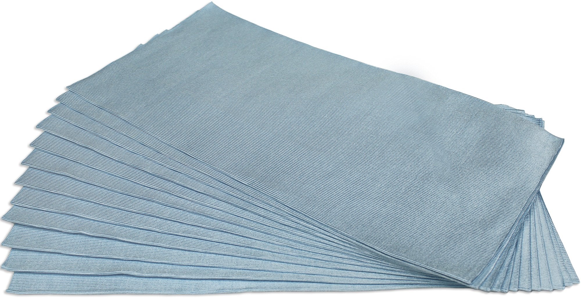 Ultrasonic Cut Glass Weave Microfiber Towels
